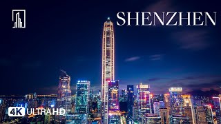 Shenzhen, China 🇨🇳 in 8K ULTRA HD 60FPS at night by Drone