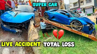 Live Accident Of Dc Avanti 💔| Total Loss Super Car | Z Black Modified | Police Seized