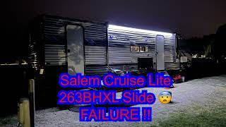 2021 Forest River, Salem Cruise Lite 263BHXL Slide Failure😢😭😤😭😨