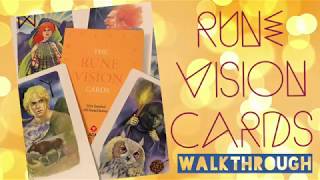 Rune Vision Cards - walkthrough \u0026 review (PLUS! My home-made runes...)