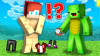 Mikey Pranked JJ with SHEARS in Minecraft Challenge - Maizen Challenge