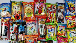 Latest Big Collection of Snacks with free gifts inside unboxing and review
