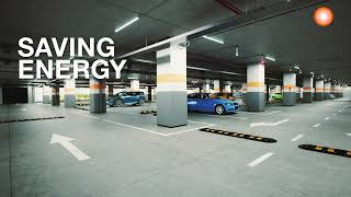 Lower electricity costs, more light! Future-oriented car park lighting