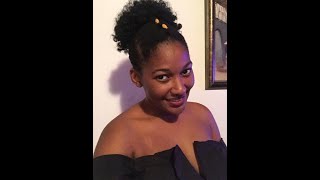 EASY! How to style 4C Natural Hair