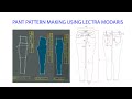 Pant pattern making using lectra modaris software