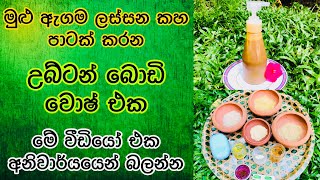 උබ්ටන් බොඩි වොෂ් එක හරියටම හදමු | DIY Natural Ubtan Body Wash