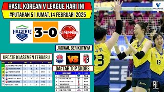 Hasil Liga Voli Korea 2025 Hari ini~HYUNDAI VS AI PEPPER~Klasemen \u0026 Top Skor Voli Korea PutriTerbaru