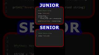 How to become senior developer #python #developer #shorts #coding