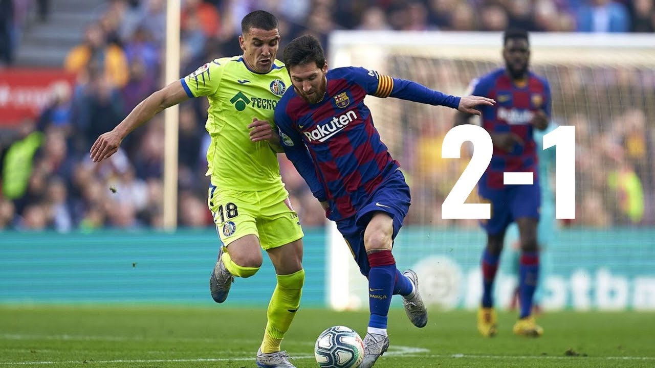 Barcelona Vs Getafe 2-1| Ter Stegen And Lionel Messi Saves Barcelona ...