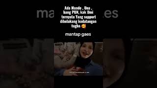 Ada uni Una umi pun  4 orang yang support kedatangan tugba kompak namanya 3 huruf 🤪