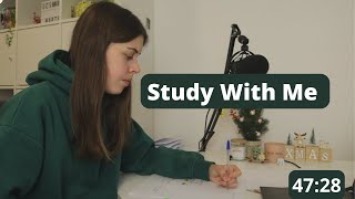 12 HOURS Study With Me LIVE (60/10 Pomodoro)