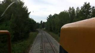 NECR 3855 Cab Ride Going Through Milton Vermont