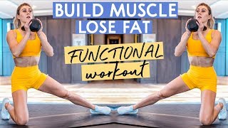 FUNCTIONAL LOWER BODY WORKOUT TO LOSE FAT + BUILD MUSCLE + GET ATHLETIC!!