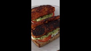 Vegan BBQ Tempeh Sandwich