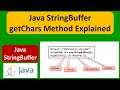 Java StringBuffer getChars Method Explained | Java Tutorial