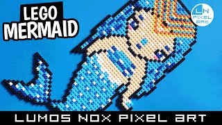 Mermaid - PixBrix Lego Nano Blocks Connection Bricks #pixelart #lego #pixbrix #nanoblocks