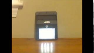 Amir Solar Motion Sensor light