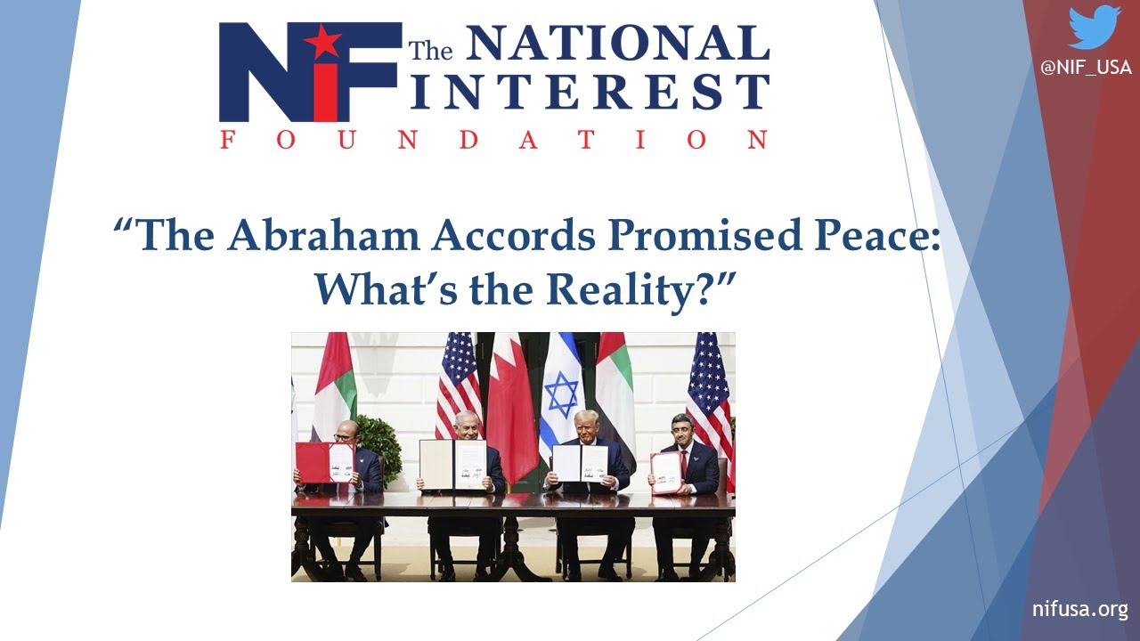 The Abraham Accords Promised Peace: What's The Reality? - YouTube