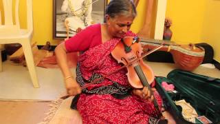 Lalgudi Rajalakshmi plays Carnatic violin