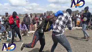 SEE HOW OMOSH ONE HOUR WAS BEATEN AT BUNGE LA MWANANCHI JACARANDA DURING BOXING COMPETITION!!