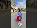 LEIKA BERANGKAT SEKOLAH PAKAI TAS SERBA BIRU CANTIK BANGET‼️ #leika #viral #shorts