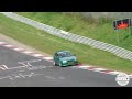 slow cars driving fast on the nÜrburgring *crazy drivers* 2024 compilation