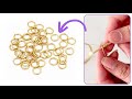 making jewelry tutorial (How to make jump rings) - Jewelry making idea