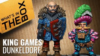 Unboxing: Streets Of Dunkeldorf Kickstarter - 28mm Fantasy Miniatures | King Games