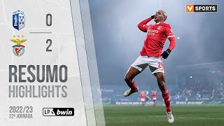 Highlights | Resumo: FC Vizela 0-2 Benfica (Liga 22/23 #22)