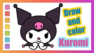 How to draw Kuromi hello kitty