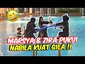 MARSYA & ZIRA PUKU1 NABILA KUAT G1LA !! - KOLAM RENANG LAKI & PEREMPUAN !