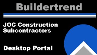Introduction to JOC Construction Buildertrend for Sub Contractors
