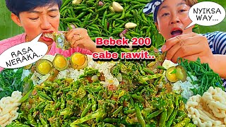 NYIKSA ❗AJAK WAY MAKAN BEBEK 200 CABE RAWIT, 🥵🥵