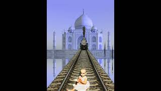 this train attack to cute baby on Taj Mahal train accident