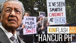 Disappointed students gather outside parliament, chant ‘destroy Harapan’ | KiniFlash - 17 Oct