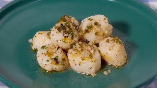 HOW TO MAKE GARLIC LEMON BUTTER SEARED SCALLOPS #garliclemon #butter #seared #scallops