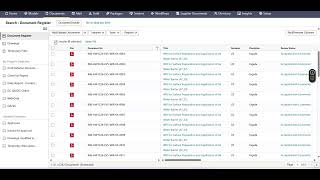 #search file in Aconex, #current Documents Status #downloading excel file with Documents
