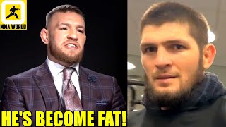 Conor McGregor attacks Ex--Champ Khabib for retiring from MMA and discredits his undefeated record