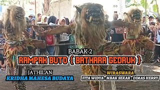 RAMPAK BUTO { BATHARA GEDRUK } - JATHILAN KRIDHA MAHESA BUDAYA. LIVE KALANGAN, BUMIREJO LENDAH.