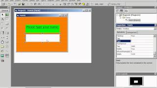 Microsoft Visual Basic 6.0 - Tutorials (Urdu) - Part 03 - Text Box, Label