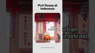 PoV Dosen di Indonesia #ridwaninstitute #dosen