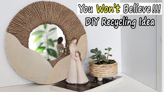 DIY Recycling Ideas: How To Make DIY Decorative Mirror Idea? 😱😍 | DIY Decorating Ideas | DIY Crafts