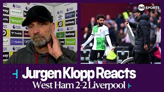 "NOT IN THE MOOD TO TALK ABOUT THAT" 😡 | Jurgen Klopp | West Ham 2-2 Liverpool | Premier League