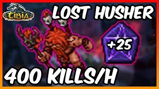 RP 365 | Tibia Hunt Bestiary | [Rapid Respawn] Lost Husher | 400 Kills/h | 25 Charm Points