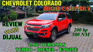 REVIEW PLUS DIJUAL CHEVROLET COLORADO HIGH COUNTRY 2017