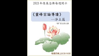 靈峰宗論净土篇02, 2021億萬念佛