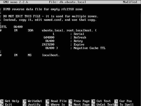 Setting up a Bind DNS server on Ubuntu server Setting up a Bind DNS server on Ubuntu server