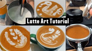 POV- Latte Art Tutorial 2024 | Espresso Brewing | Step-by-Step Guide to beginner baristas