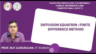 Diffusion equation : finite difference method