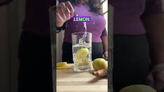 Lemon Ginger Water for Glowing Skin | Weightloss Recipe | Glowing Skin Drink | Easy Recipe